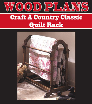 Craft A Country Classic Quilt Rack